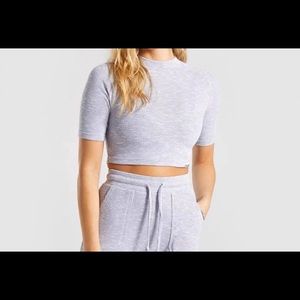 Gymshark slounge crop top